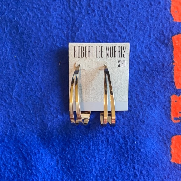 Robert Lee Morris Jewelry - Robert Lee Morris Oval Open Hoops, NWT